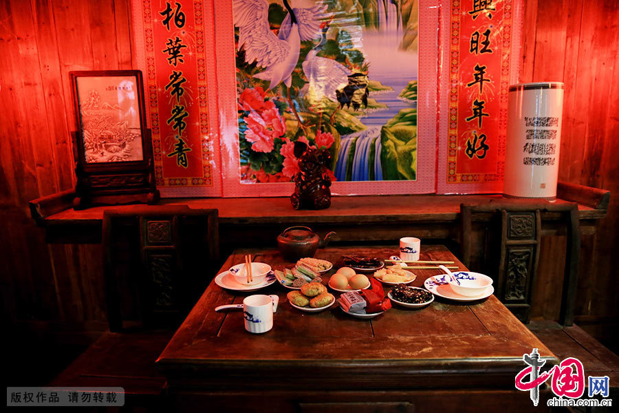 图为徽州年俗“发灯”。 图为徽州年俗“发灯”。