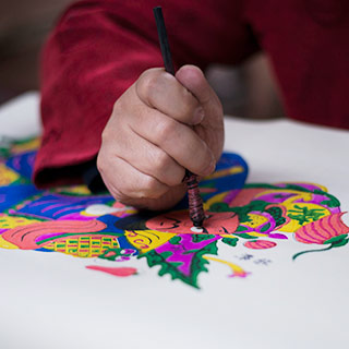 �����š��й�“�Ĵ��껭”֮һ̲ͷ�껭